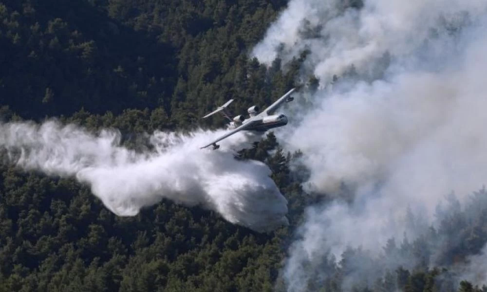 Φωτιά στα Βίλια: Συνεχίζεται η μάχη της κατάσβεσης από την Πυροσβεστική